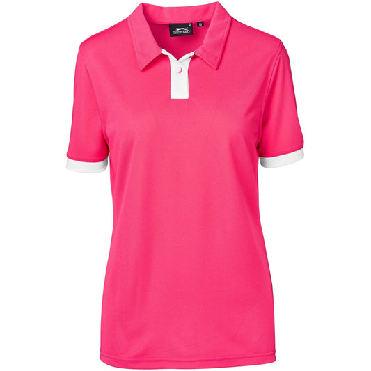 Ladies Contest Golf Shirt - Pink | Golf Shirts | Custom-branded corporate clothing | Giftwrap Shop