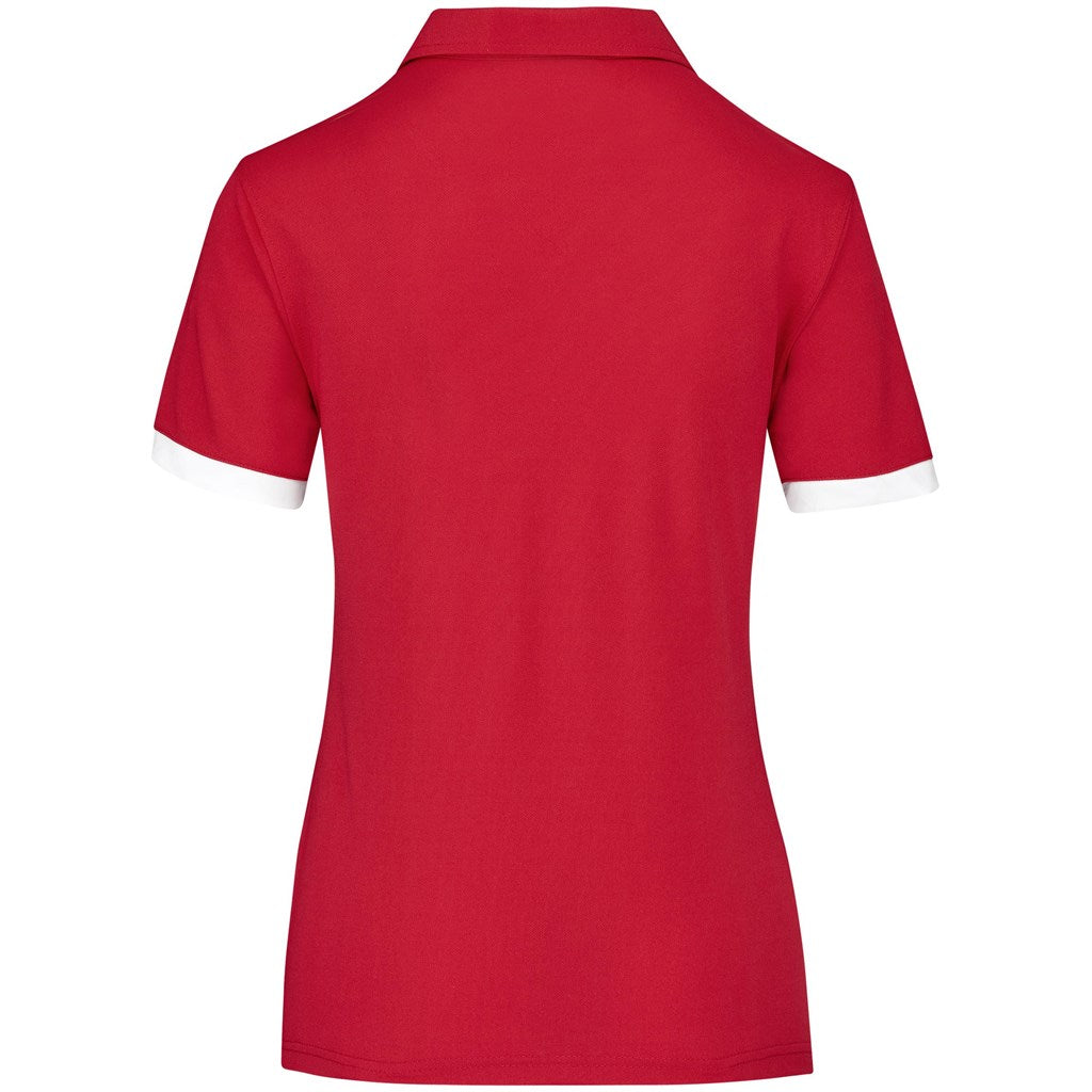 Ladies Contest Golf Shirt - Red | Golf Shirts | Custom-branded corporate clothing | Giftwrap Shop