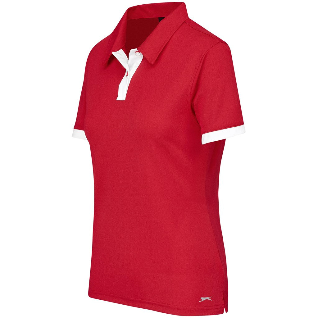 Ladies Contest Golf Shirt - Red | Golf Shirts | Custom-branded corporate clothing | Giftwrap Shop