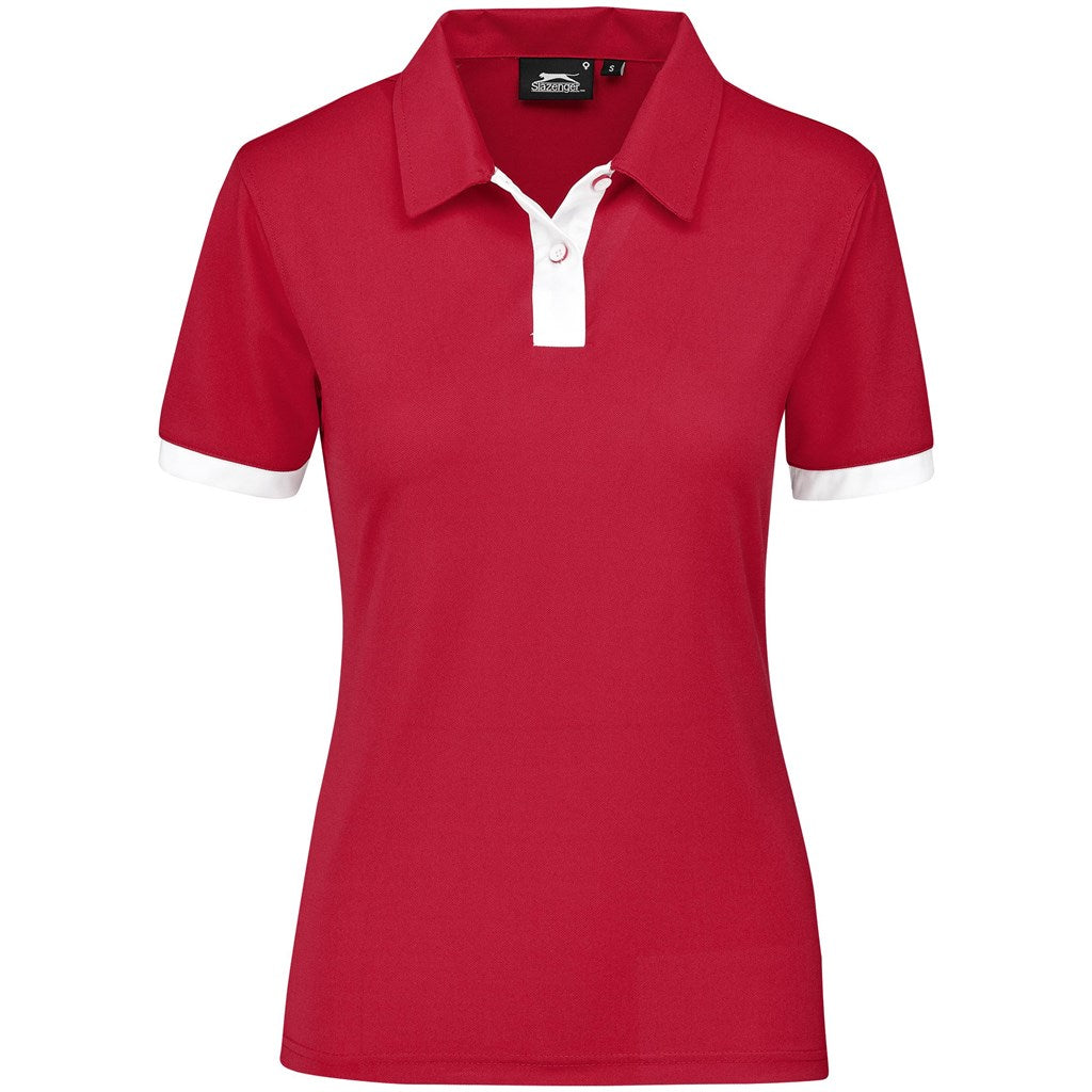 Ladies Contest Golf Shirt - Red | Golf Shirts | Custom-branded corporate clothing | Giftwrap Shop