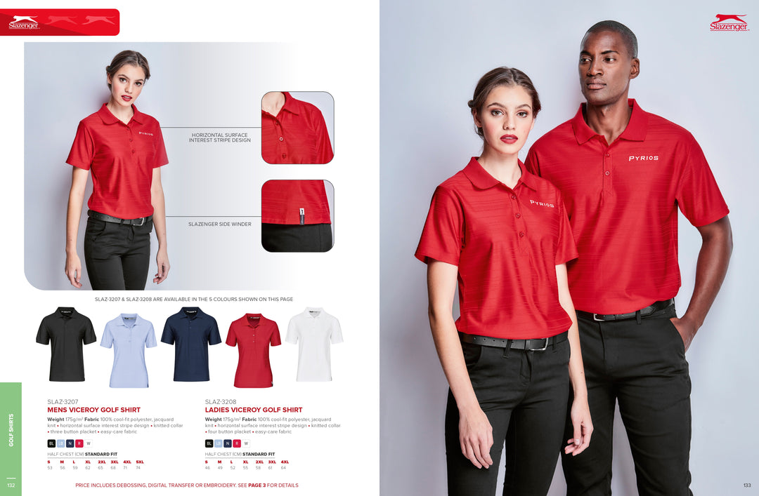 Mens Viceroy Golf Shirt | Golf Shirts | Custom-branded corporate clothing | Giftwrap Shop