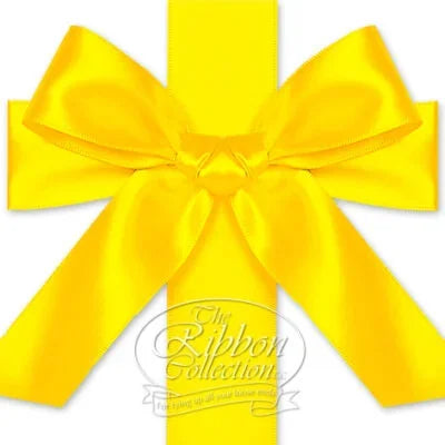 Satin Ribbon Roll Yellow