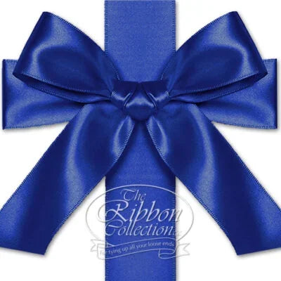 Satin Ribbon Roll Royal Blue