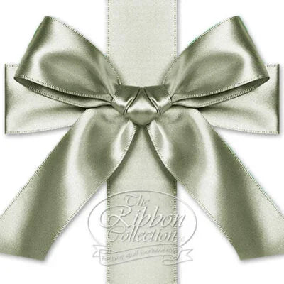 Satin Ribbon Roll Silver