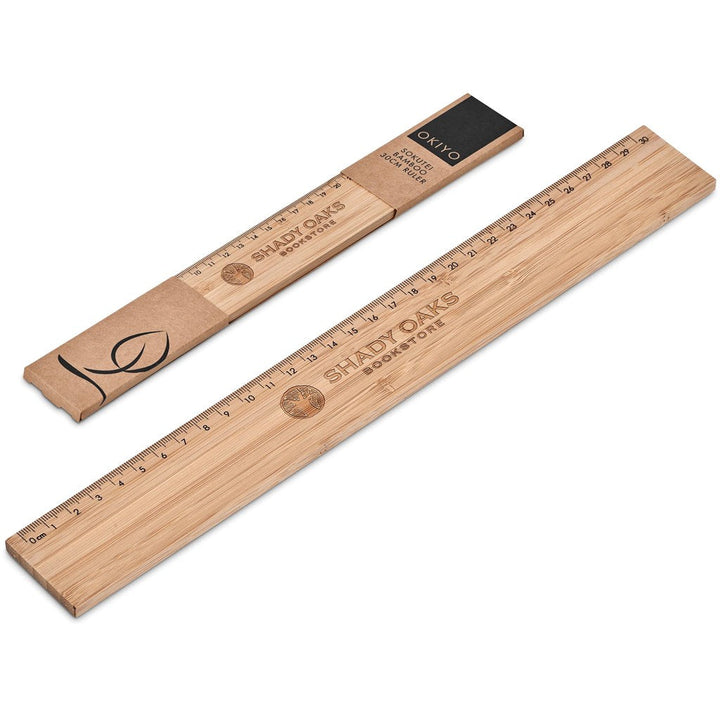 Okiyo Sokutei Bamboo 30cm Ruler