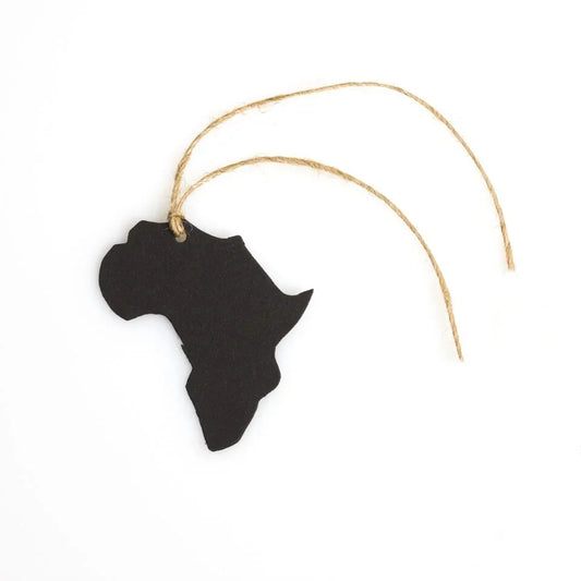 Africa Shape Gift Tags