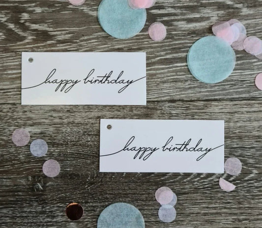 Happy Birthday Tags