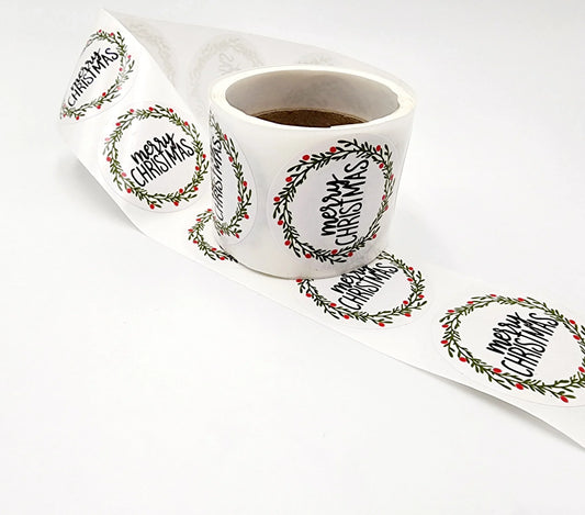 Christmas Wreath Stickers