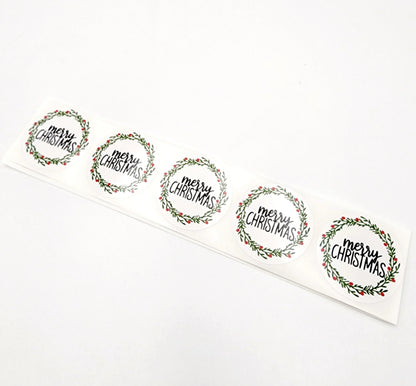 Christmas Wreath Stickers