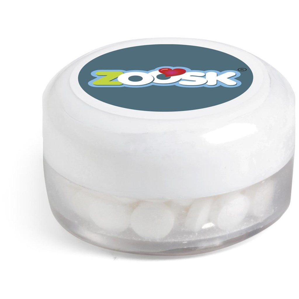 Sweet-Tooth Mints - White | Promotional Giveaways | Custom branded & personalised promotional gifts | Gift Wrap Shop