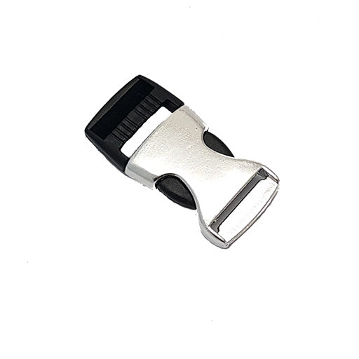 Silver Plastic Interlock Buckle