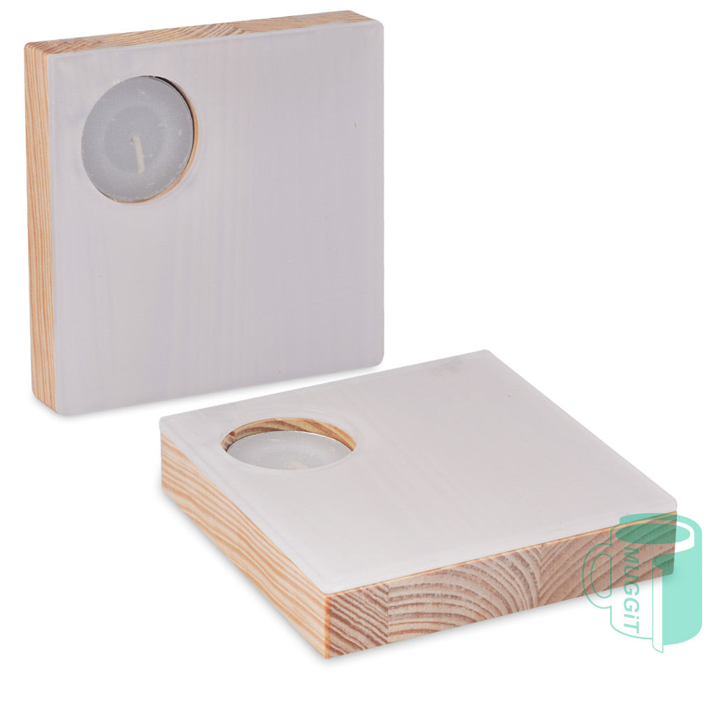 Sublimation Candle Holder Square - product view 1