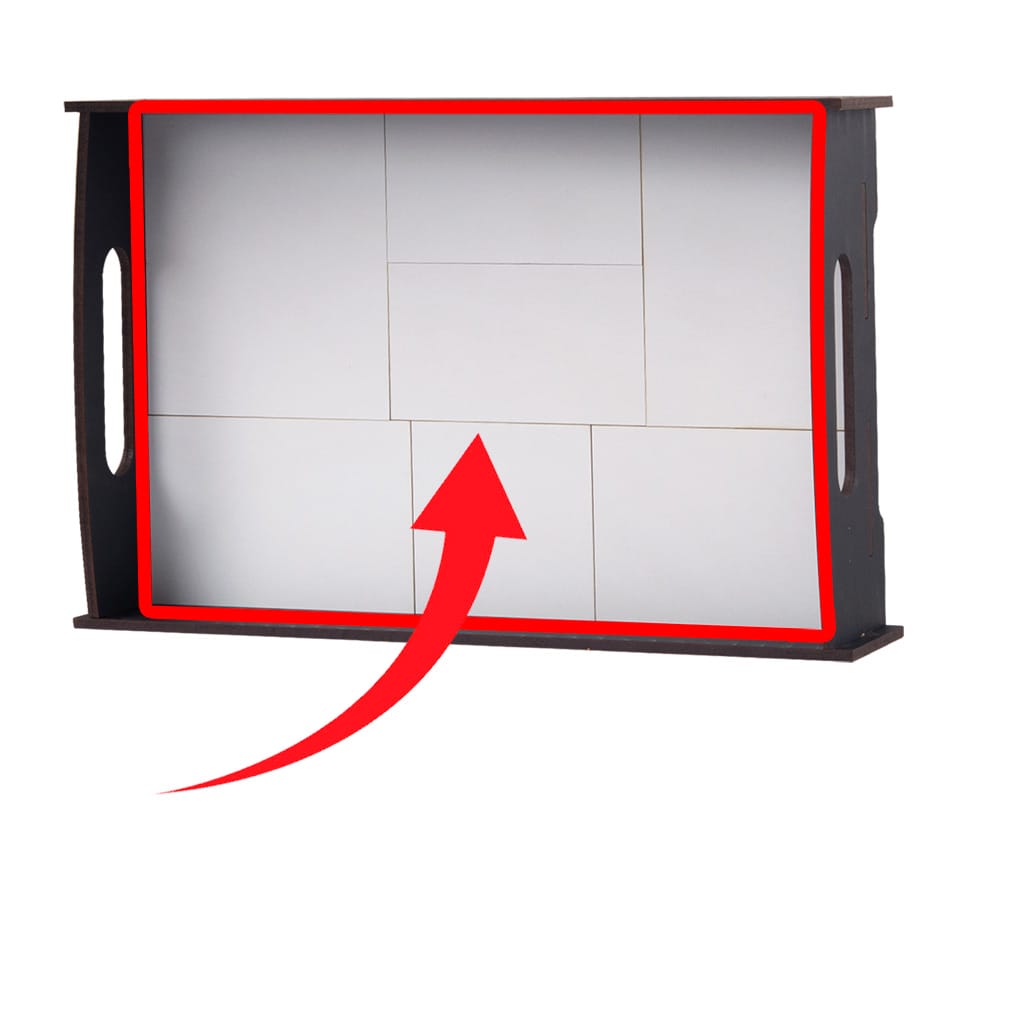 Sublimation Tray Set Inserts - product view 1