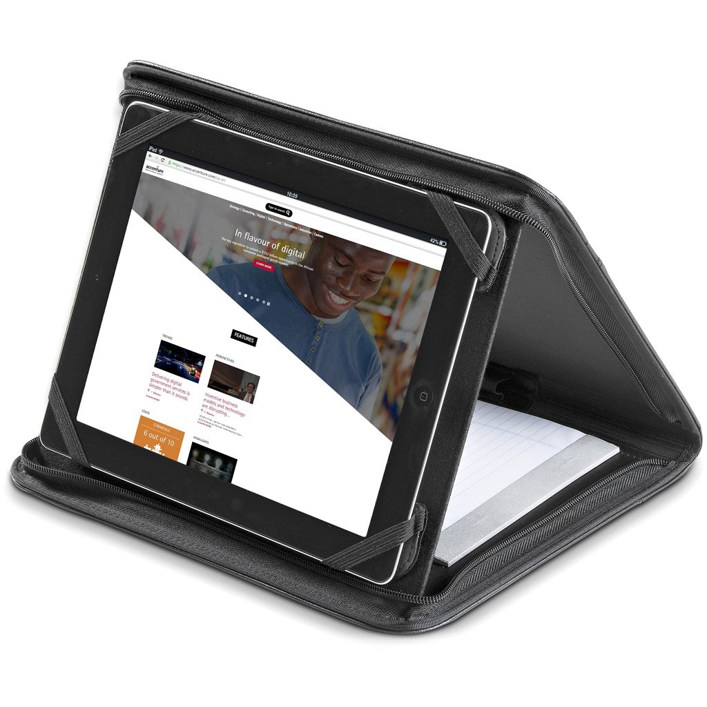 Onyx Zip-Around Tech Folder-Folders-Gift Wrap Shop