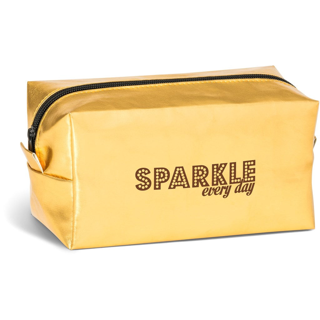 Bella-Donna Cosmetic Bag - Gold | Bags | Custom Branded Promotional Bags | Giftwrap Shop