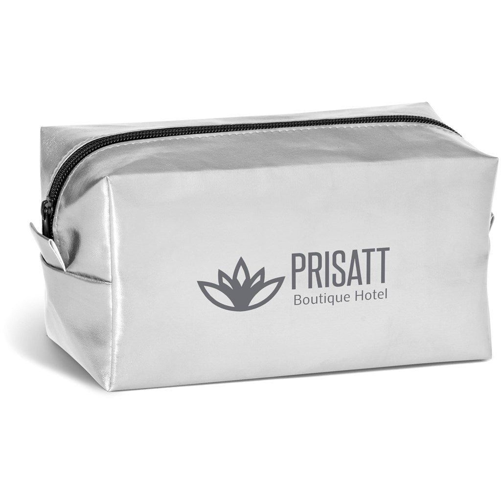 Bella-Donna Cosmetic Bag - Silver | Bags | Custom Branded Promotional Bags | Giftwrap Shop