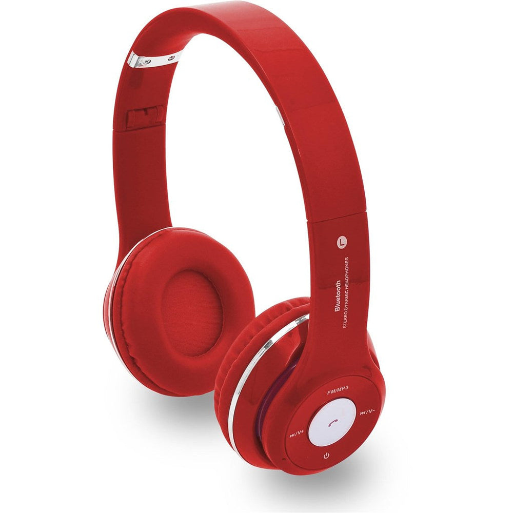 Swiss Cougar Phantom Bluetooth Headphones - Red-Mobile Tech-Gift Wrap Shop