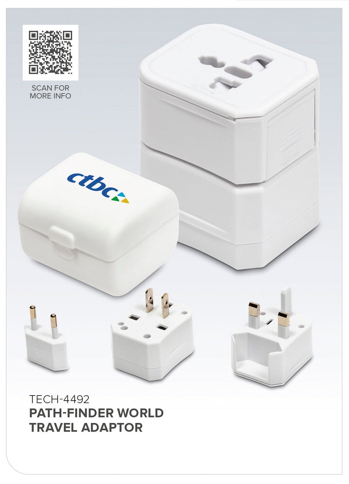 Path-Finder World Travel Adaptor | Chargers and Adaptors | Giftwrap Shop