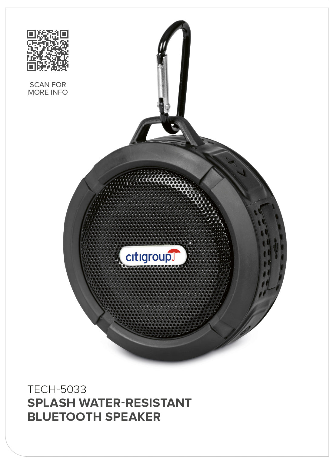 Splash Water-Resistant Bluetooth Speaker-Speakers-Gift Wrap Shop