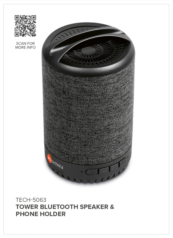 Tower Bluetooth Speaker & Phone Holder-Mobile Tech-Gift Wrap Shop