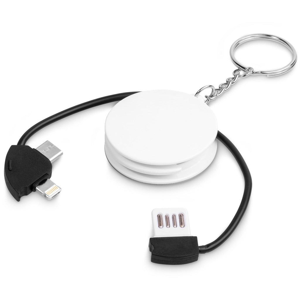 Altitude Oco Bottle Opener Keyholder with Charging Cable-Keyholders-corporate gift ideas for employees-branded corporate gifts | corporate gifts south africa | Just Brand