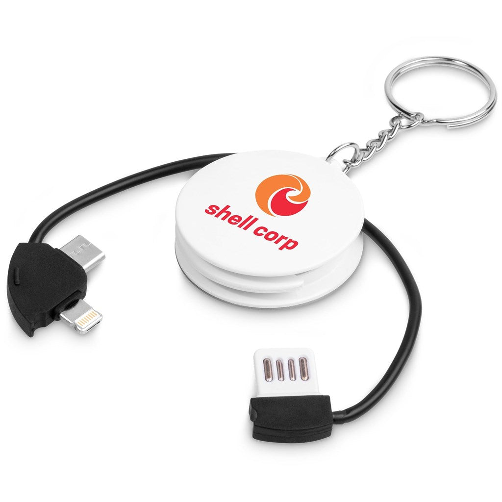 Altitude Oco Bottle Opener Keyholder with Charging Cable-Keyholders-corporate gift ideas for employees-branded corporate gifts | corporate gifts south africa | Just Brand