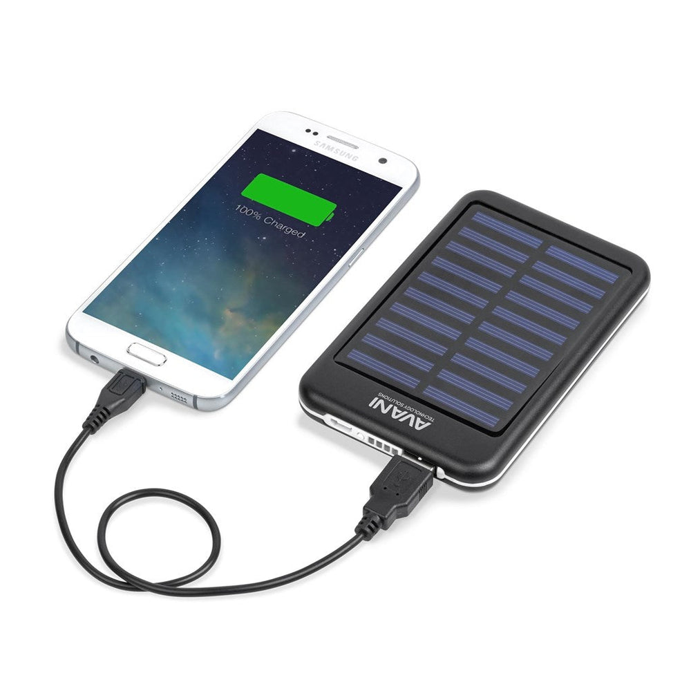 Eclipse Solar Power Bank - 5,000mAh-Power Banks-custom-branded-Gift Wrap Shop