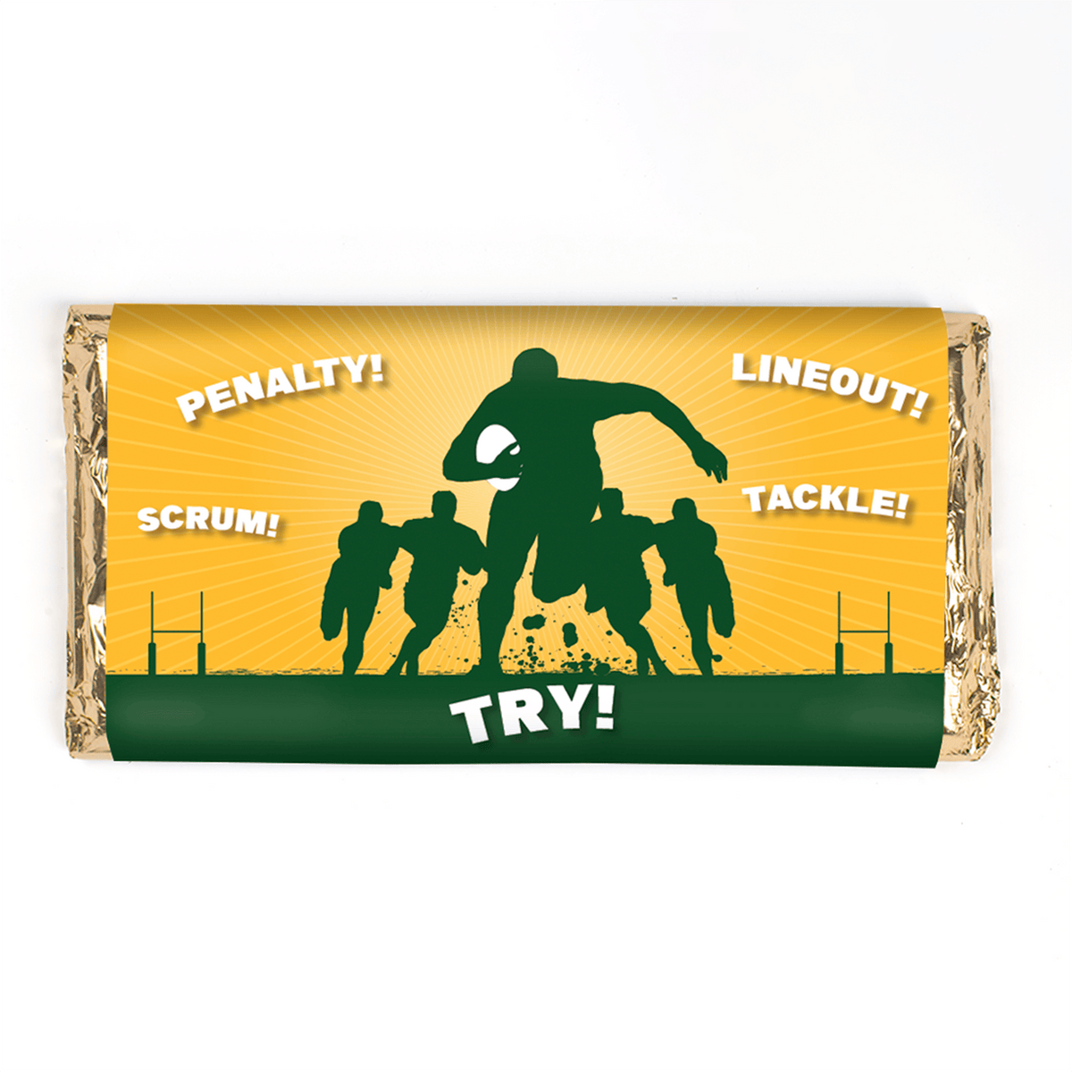 Geldhof Rugby Try! Chocolate Slab (90g)
