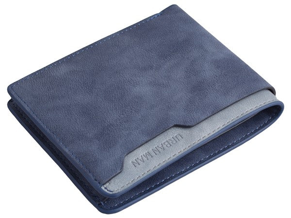 Urban Man Easton Cutout Detail PU Wallet