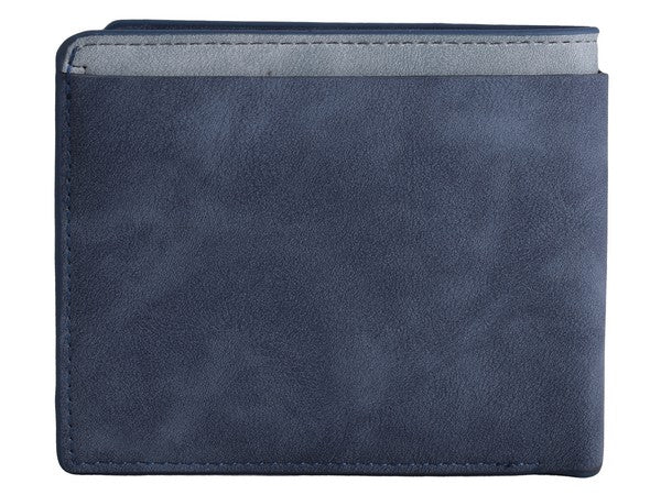 Urban Man Easton Cutout Detail PU Wallet