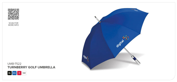 Turnberry Golf Umbrella-Golf-custom-branded-corporate gifts-Gift Wrap Shop