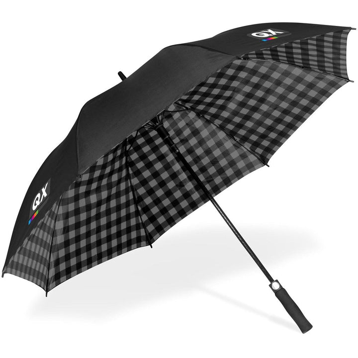 Wrigley Auto-Open Umbrella - Grey-Umbrellas-custom-branded-corporate gifts-Gift Wrap Shop