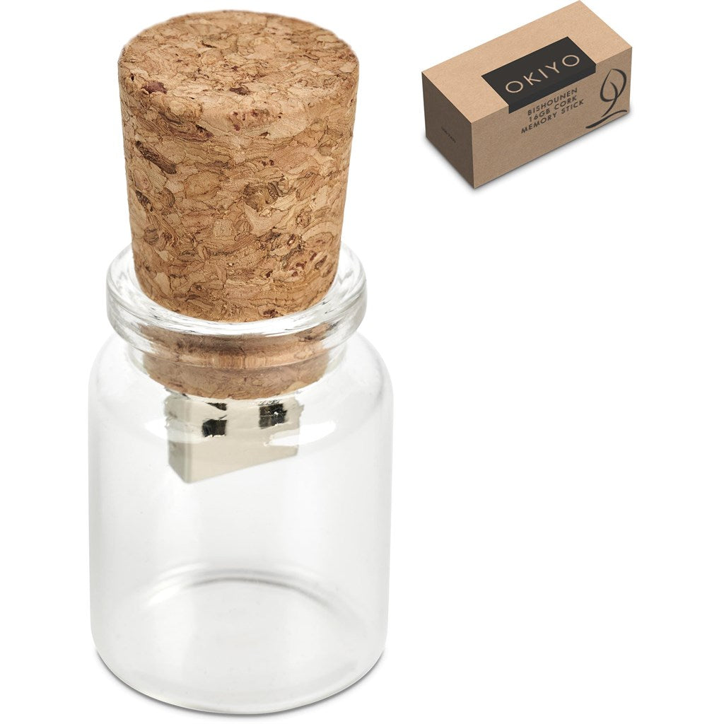 Okiyo Bishounen Cork Flash Drive - 16GB | Memory Sticks | Custom-Branded Promotional Gifts | Giftwrap Shop