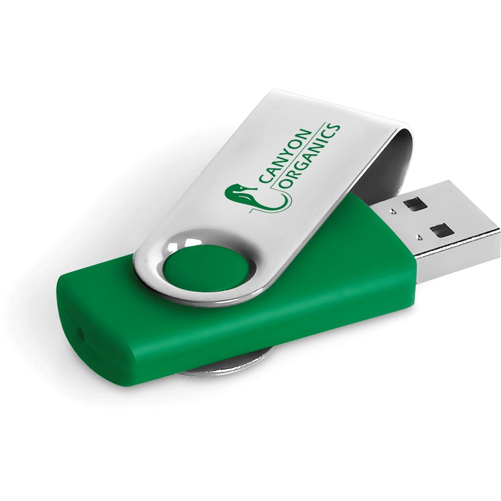 Axis Glint Flash Drive - 8GB - Green | Memory Sticks | Custom-Branded Promotional Gifts | Giftwrap Shop