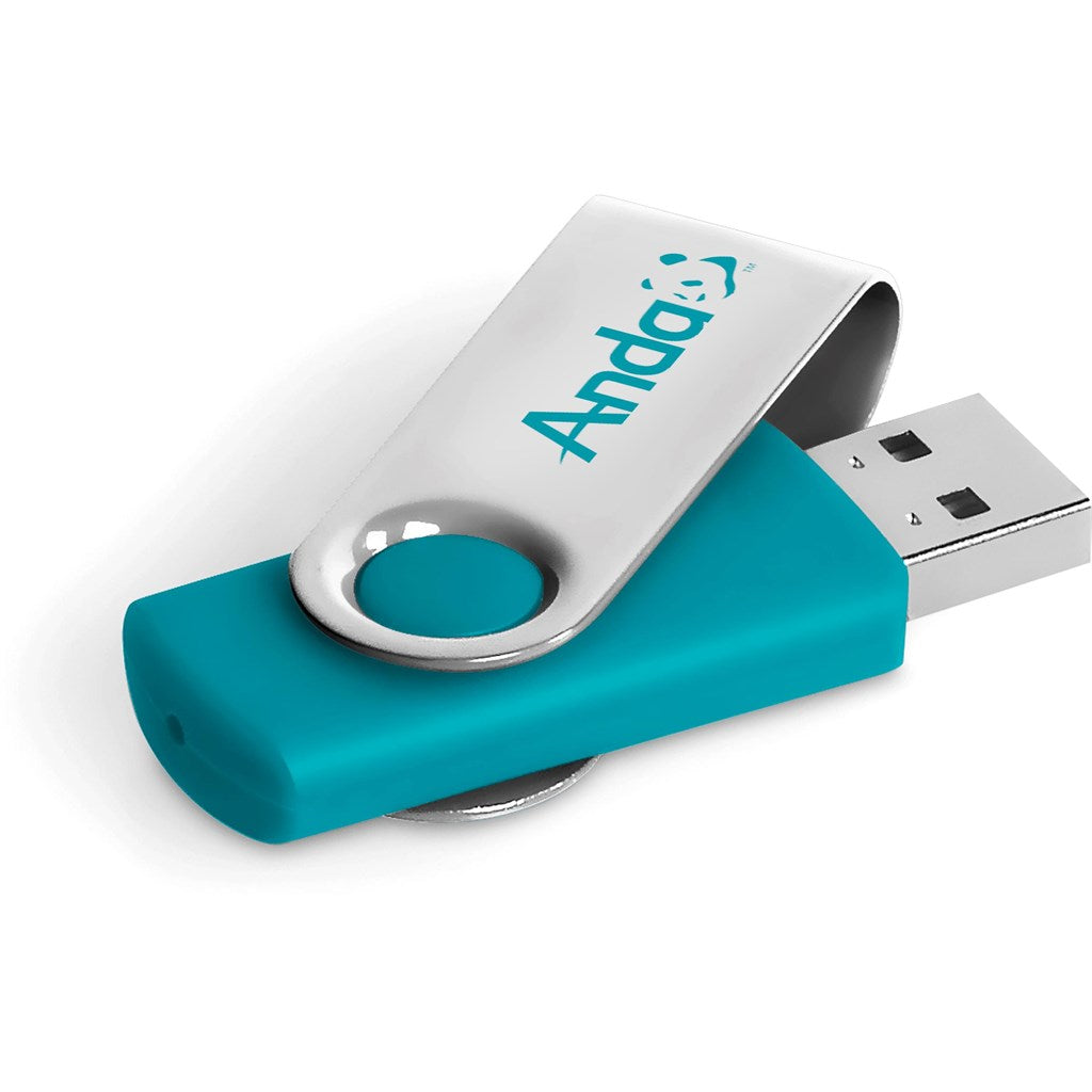 Axis Glint Flash Drive - 8GB - Turquoise | Memory Sticks | Custom-Branded Promotional Gifts | Giftwrap Shop