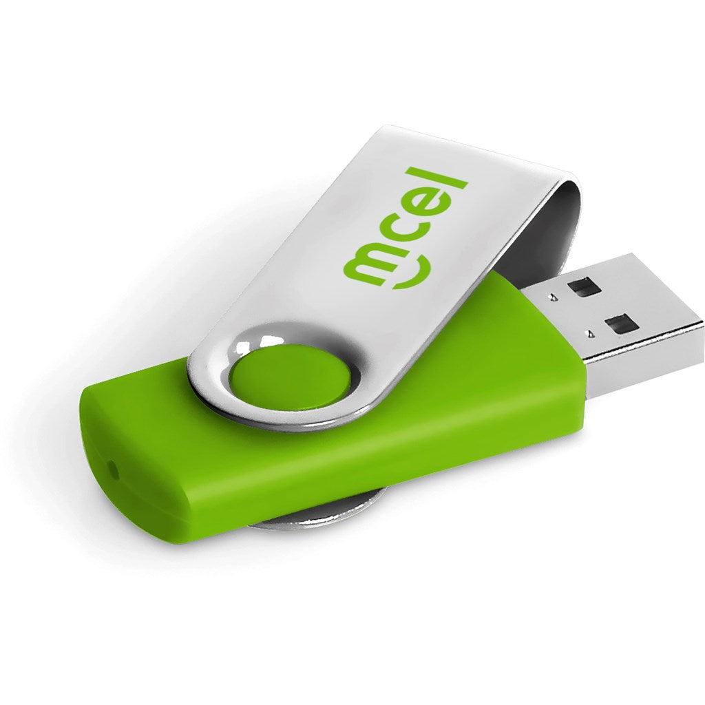 Axis Glint Flash Drive - 16GB - Lime | Memory Sticks | Custom-Branded Promotional Gifts | Giftwrap Shop