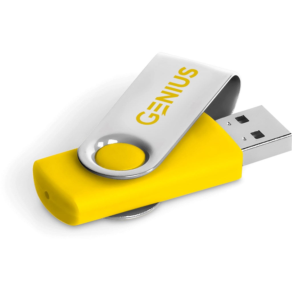 Axis Glint Flash Drive - 16GB - Yellow | Memory Sticks | Custom-Branded Promotional Gifts | Giftwrap Shop