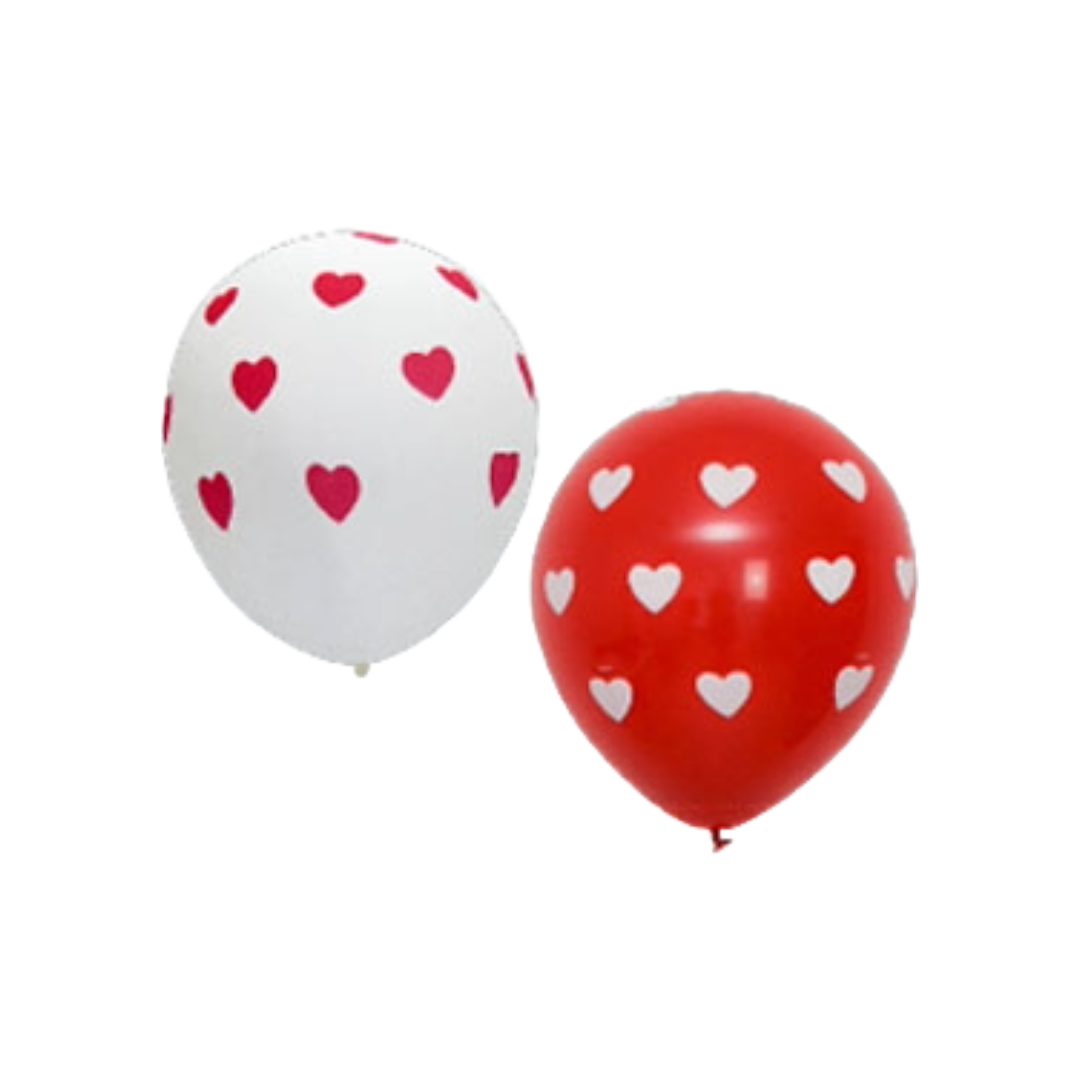 Balloon with Heart Print-Gifting Occasions-corporate valentines day gifts | valentine's day gifts for employees