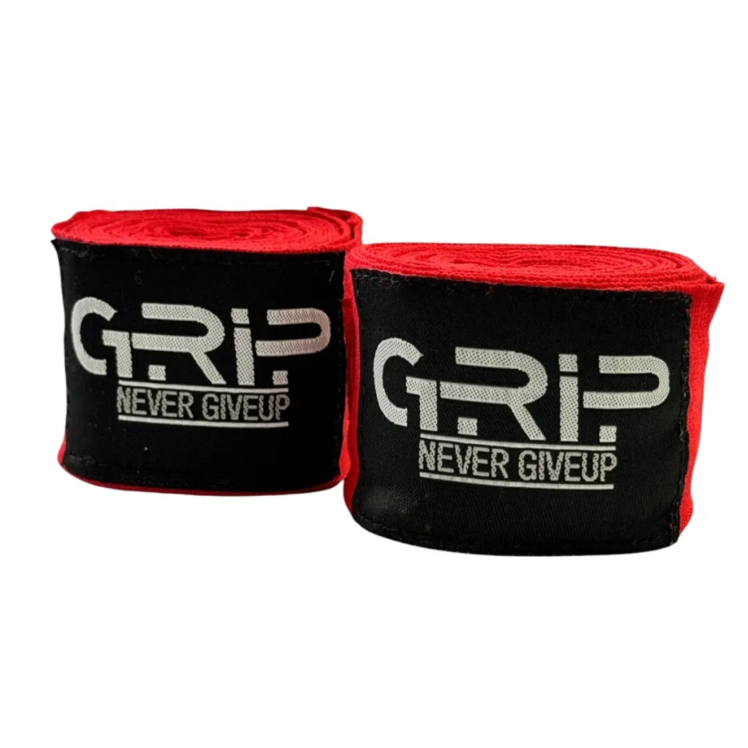 Grip FS Boxing Hand Wraps | High Quality | Red