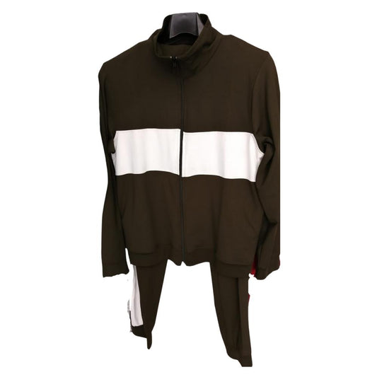 Kessra Track Suite | Silver Edition | Brown / White