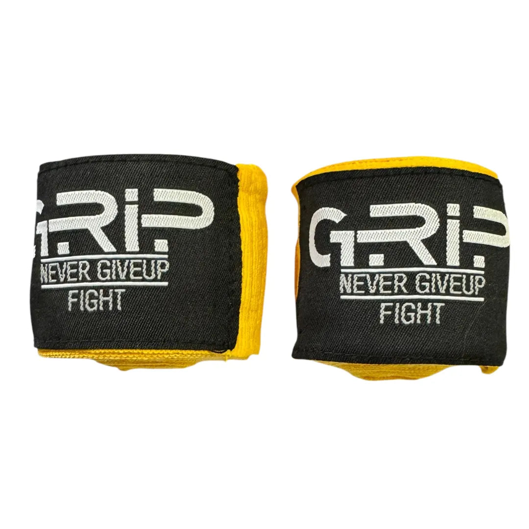 Grip FS Boxing Hand Wraps | High Quality | Yellow