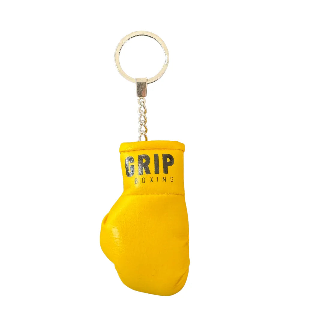 Grip Boxing Gloves Keyring | Yellow
