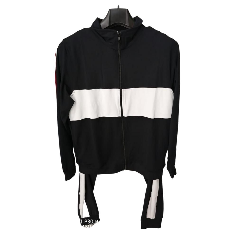 Kessra Track Suite | Silver Edition | Black / White