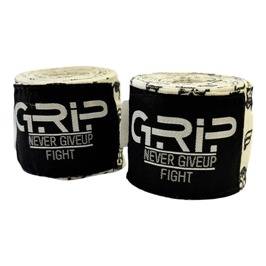 Grip FS Boxing Hand Wraps | High Quality | Camo Black