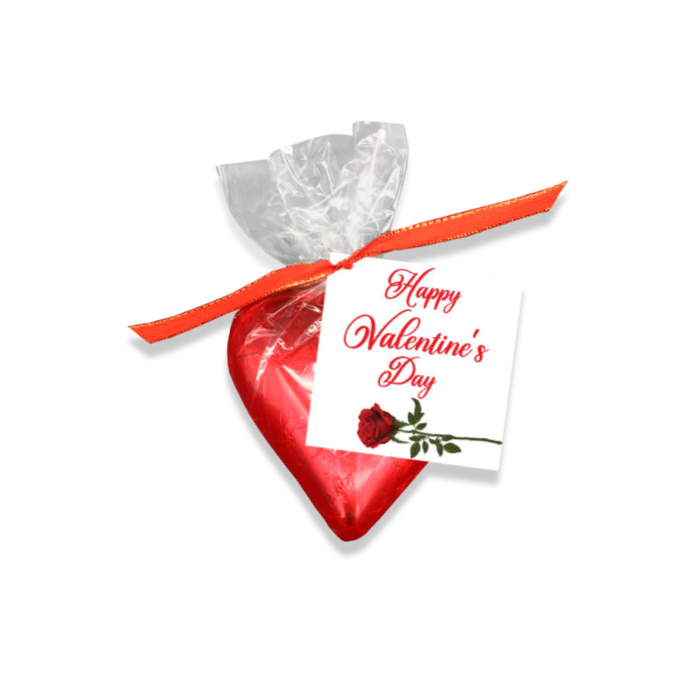 Medium Hazelnut Heart with Card & Bag Gift  