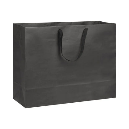 Black Velvet Touch Carrier Bag