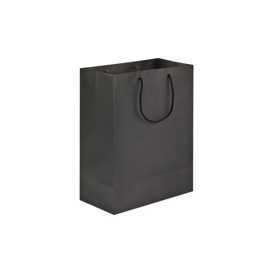 Black Velvet Touch Carrier Bag