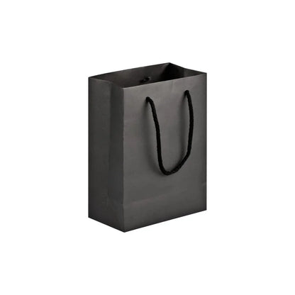 Black Velvet Touch Carrier Bag