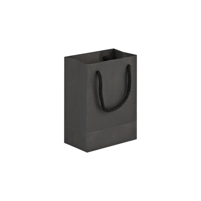 Black Velvet Touch Carrier Bag