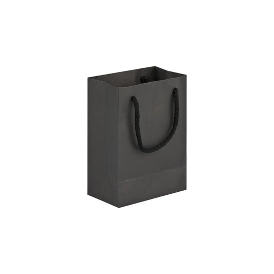 Black Velvet Touch Carrier Bag